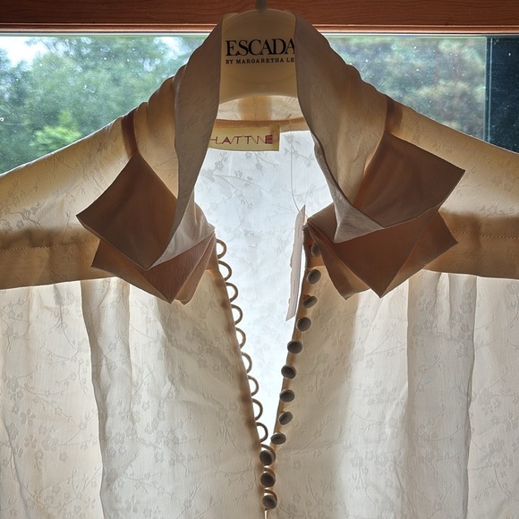 NWT Vintage Hattie 100% silk Blouse - Picture 2 of 7